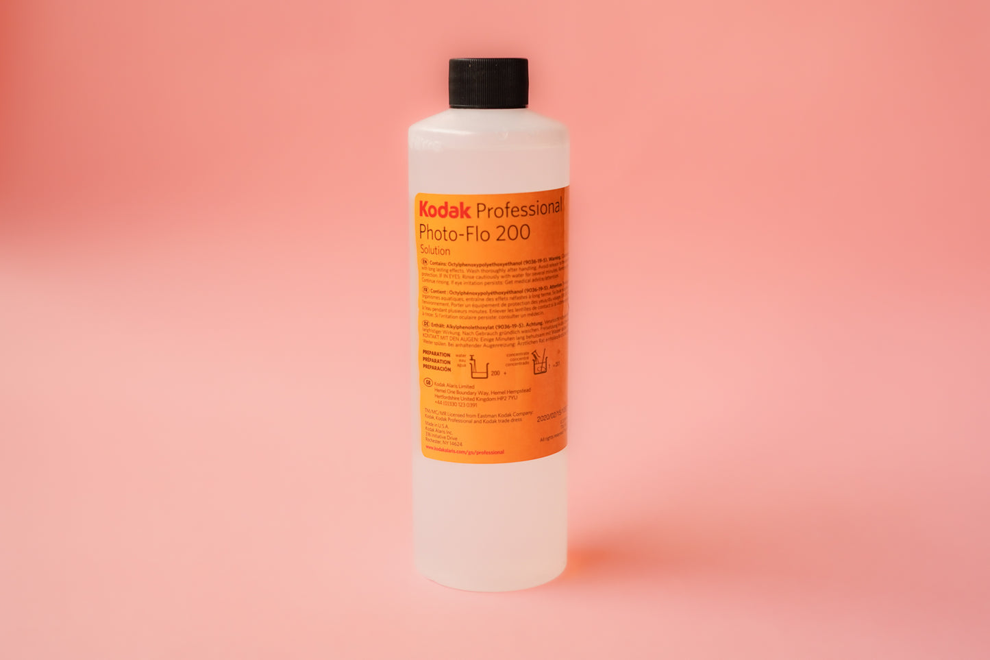 Químico Photo Flo Kodak para película– 473ml