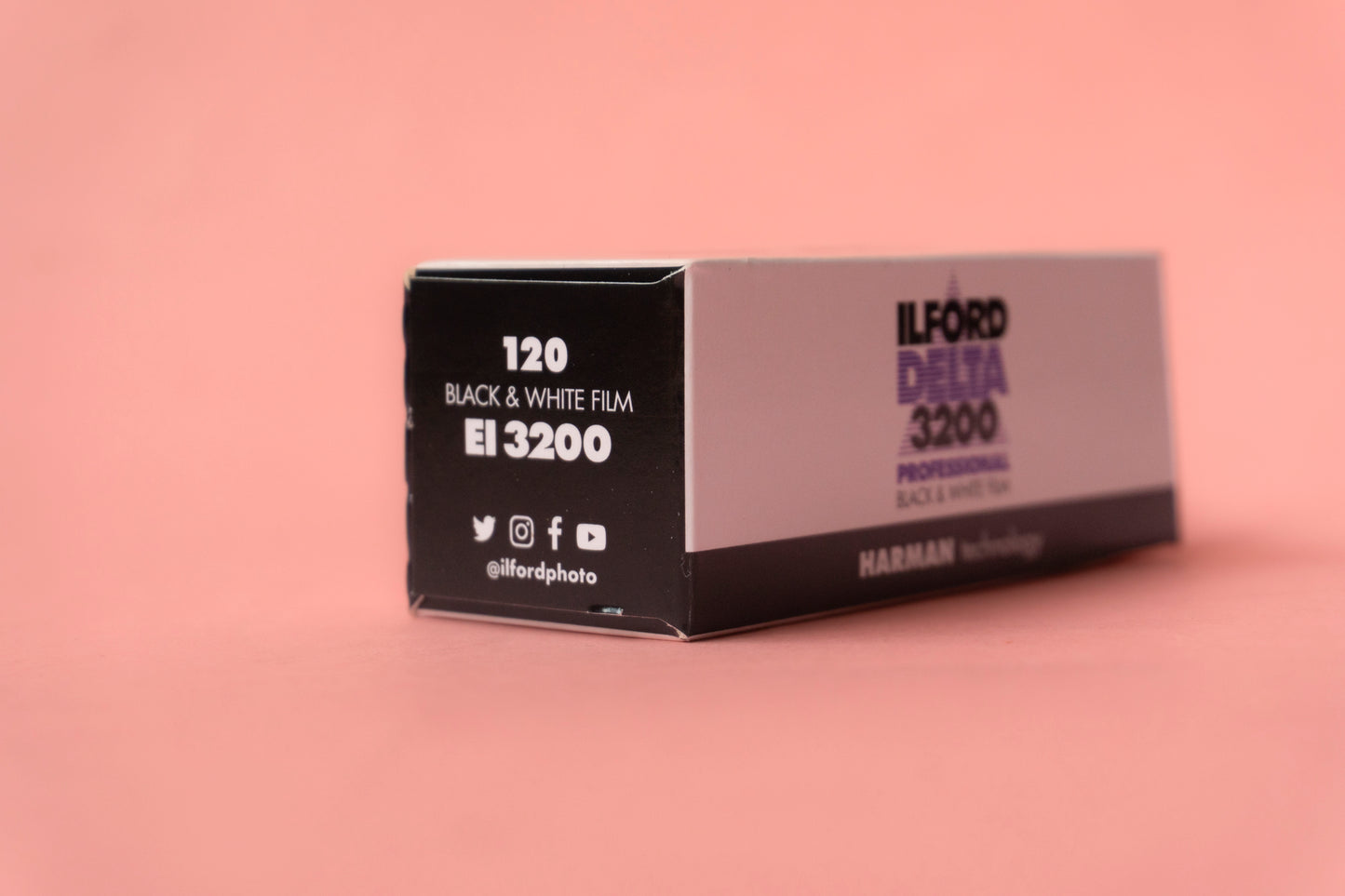 Ilford Delta 3200 Película b/n Formato Medio 120