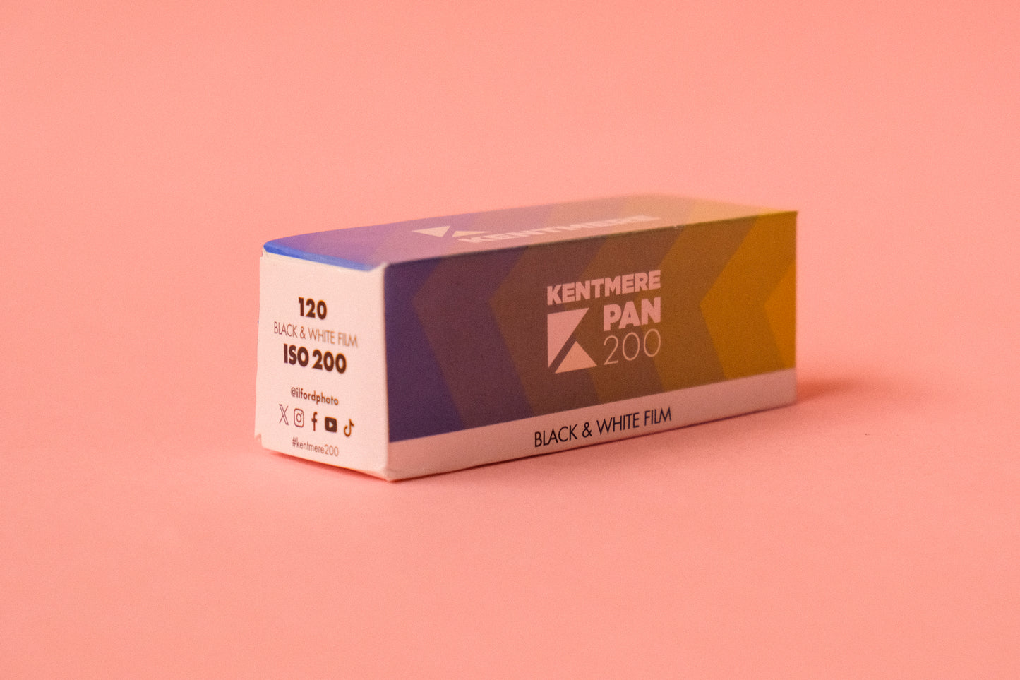 Kentmere PAN 200 Película b/n Formato Medio 120