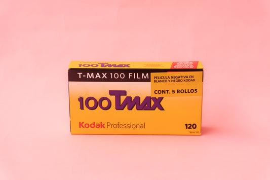 Kodak Tmax 100 Película b/n Formato medio 120