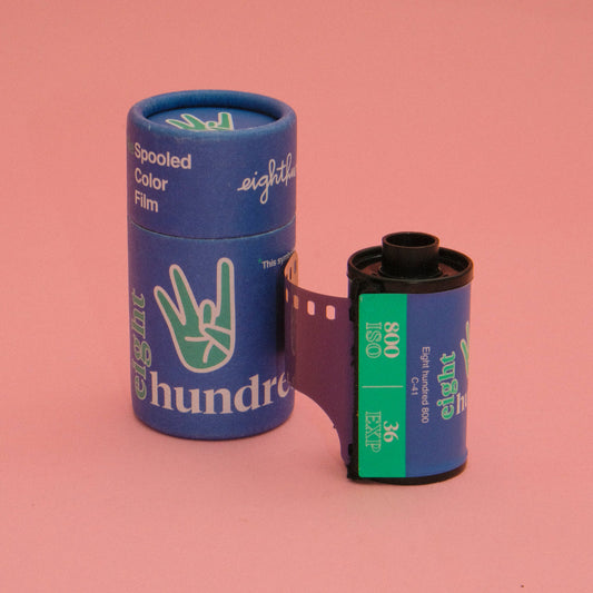 8Hundred Film-  Película ISO 800 C-41 35mm 36 Exposiciones