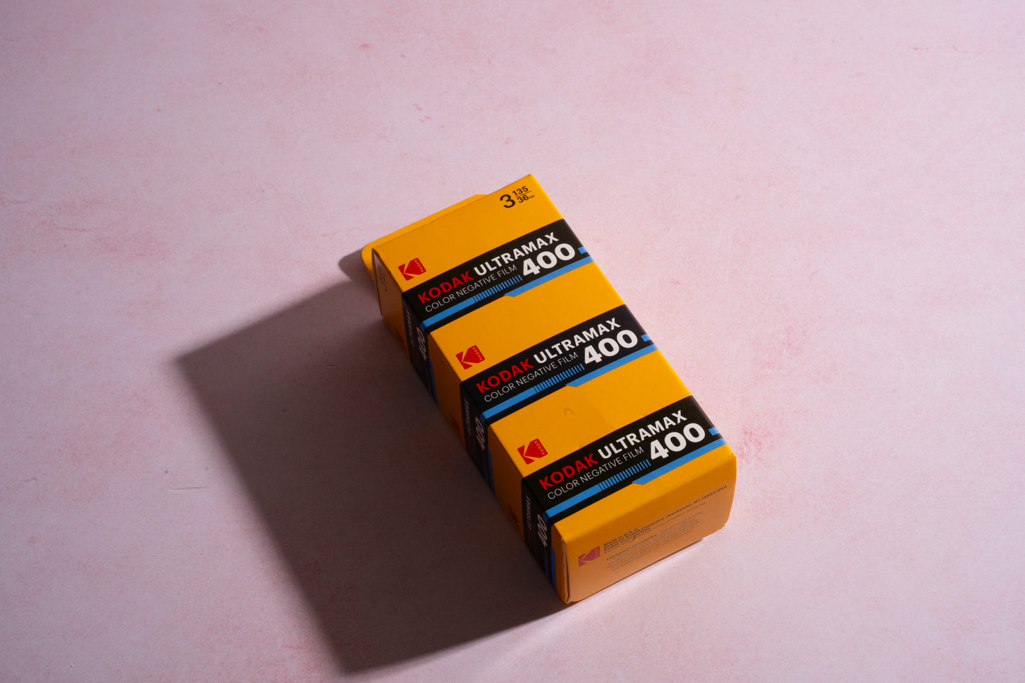 *3 PACK* Kodak Ultramax (Eastman's version) 400 Película Color C41 35mm 36 Exp