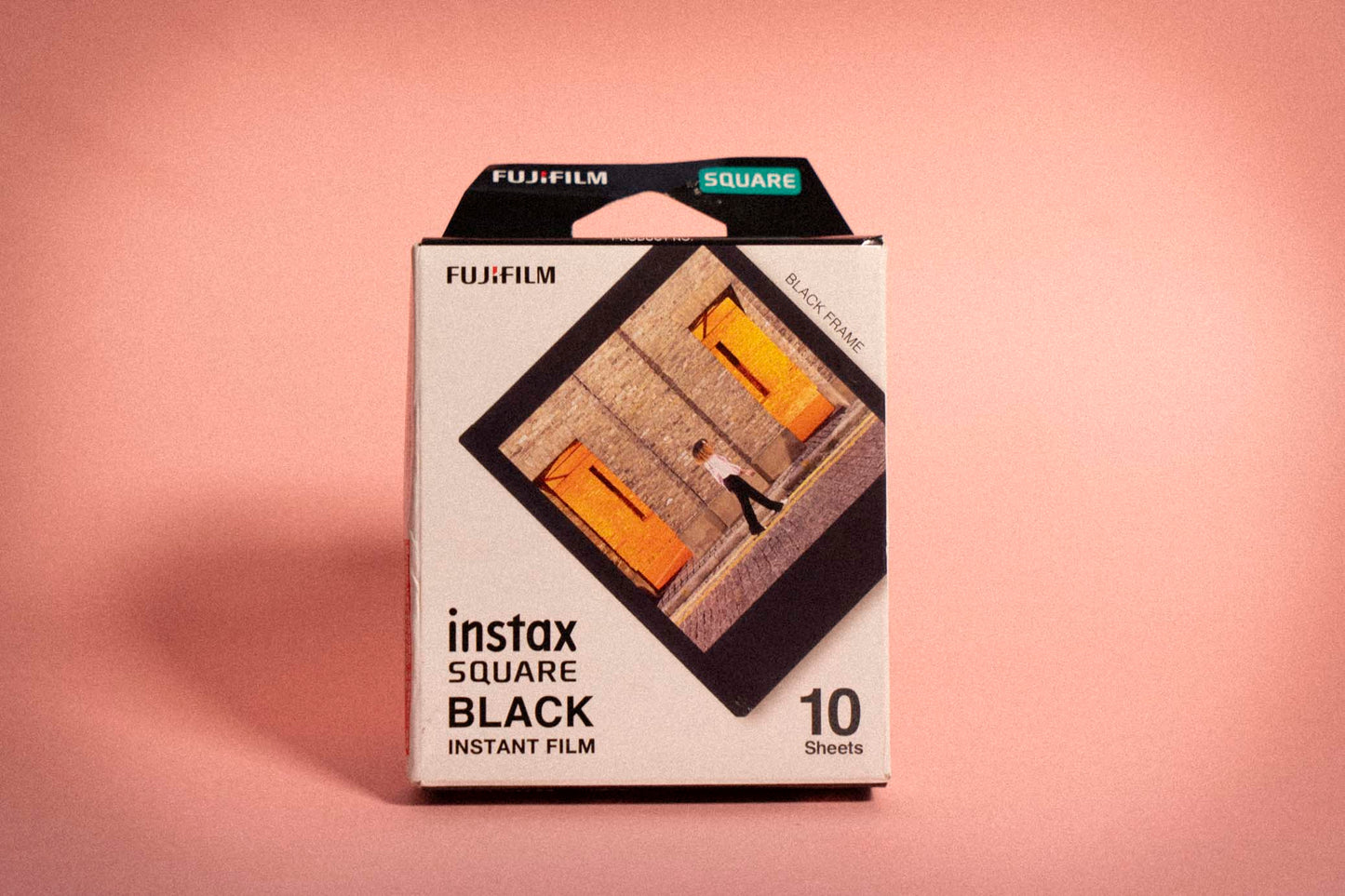 Fujifilm Instax Square Black Cartucho con 10 Hojas