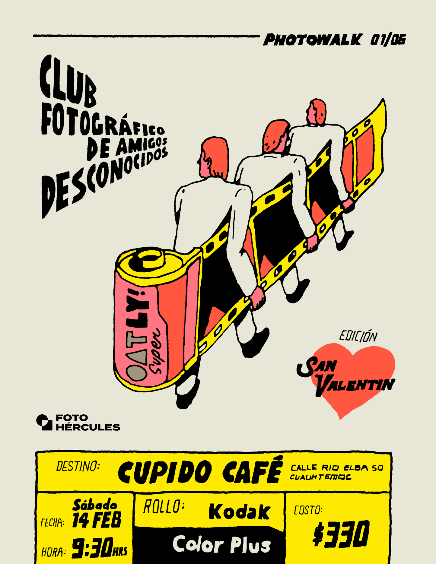 Photo Walk Club Fotográfico de Amigos Desconocidos: 01 Café Cupido x Oatly