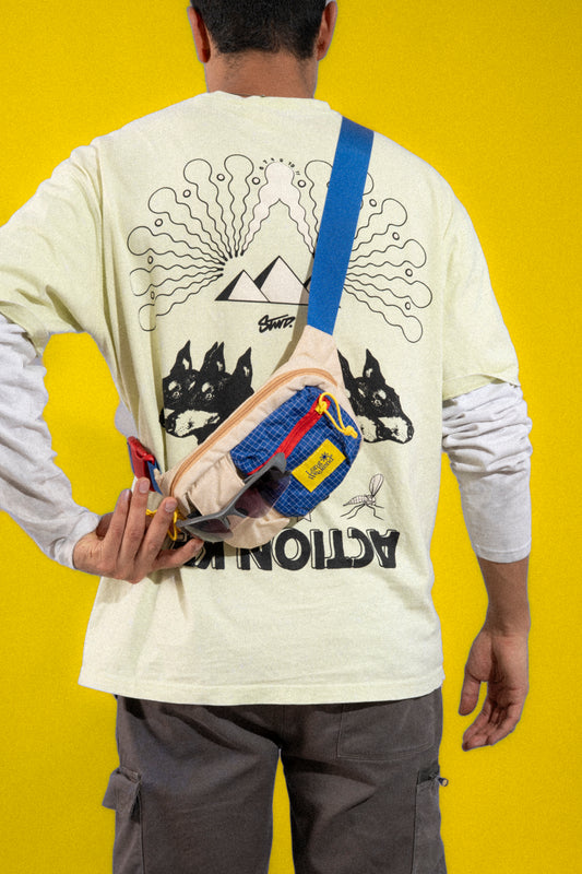 Long Weekend Sling Monterey Cangurera - Crema