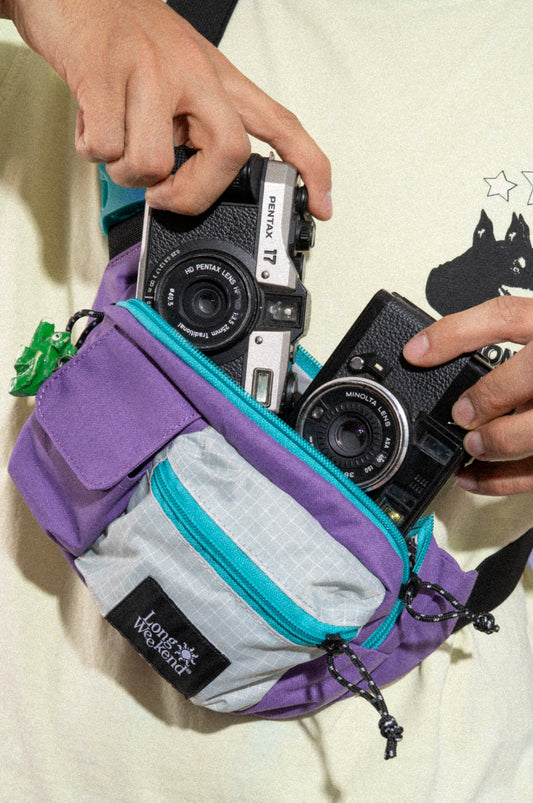 Long Weekend Sling Monterey Cangurera - Morado