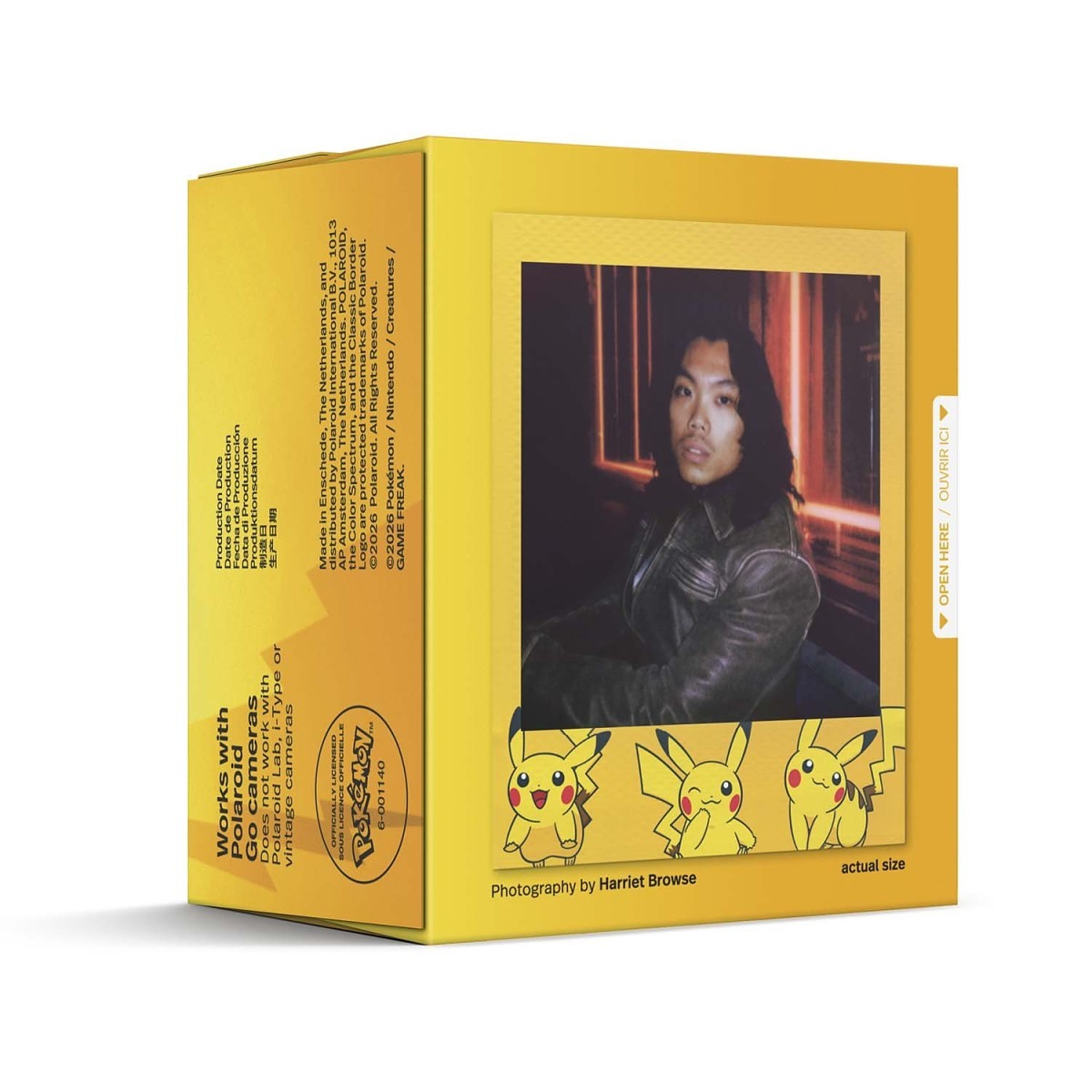 Polaroid Go Pokemon Pikachu Frame Cartucho Pelí­cula Instantánea (16 exposiciones)