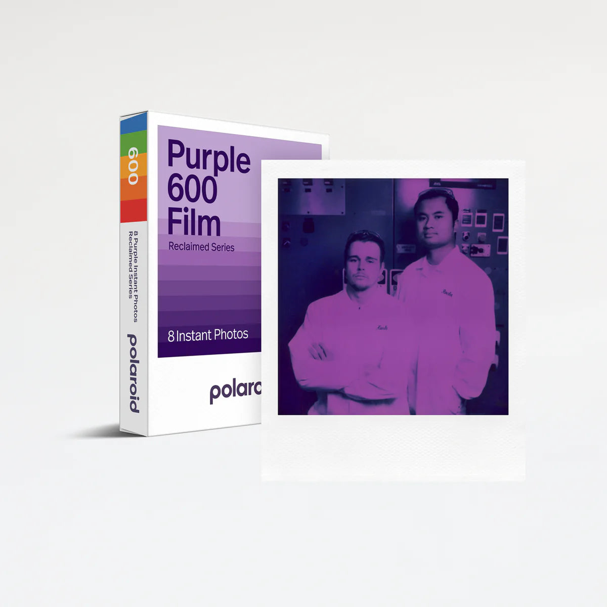 Polaroid Color 600 Reclaimed Series Purple Cartucho con 8 exposiciones