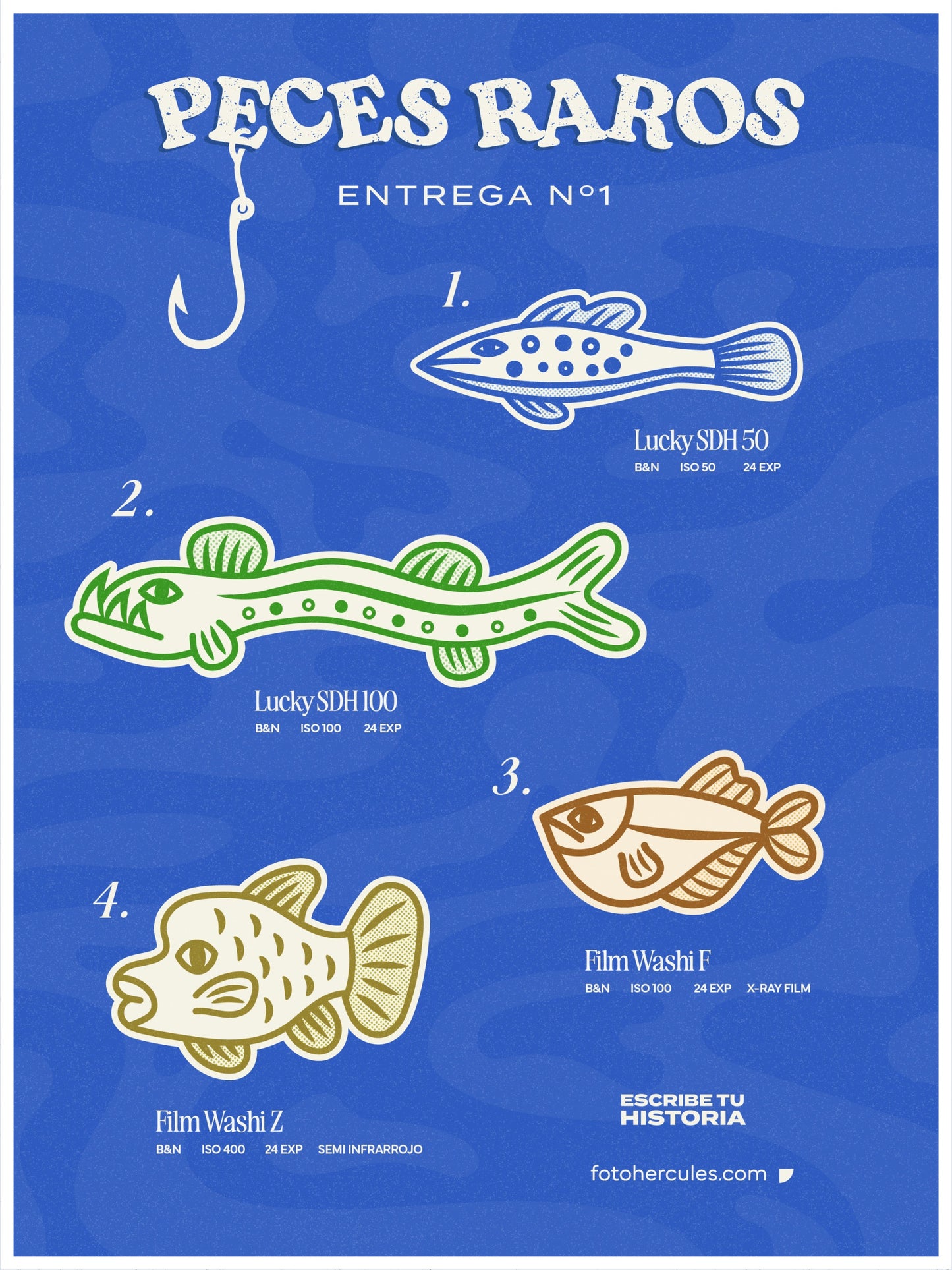 Peces Raros # 4 Film Washi Z Carga 35mm B/N ISO 400 24exp