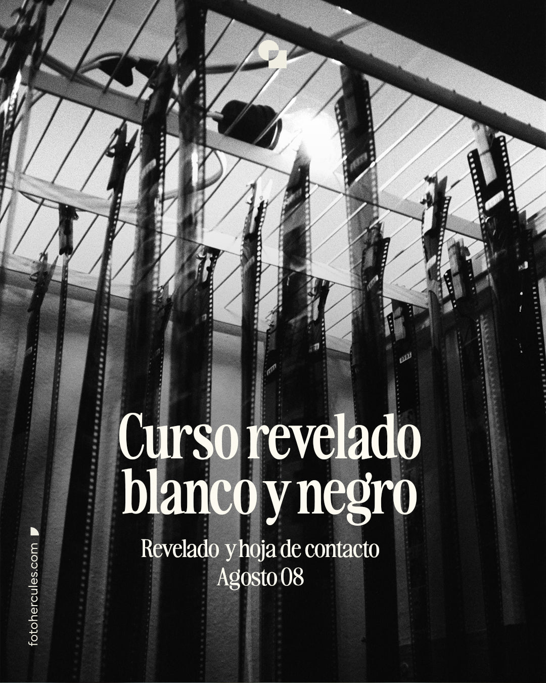Curso Revelado Blanco y Negro + Rollo Arista 400 8 de Agosto