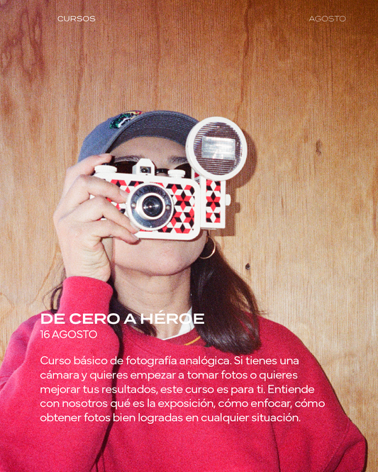DE CERO A HÉROE - Curso básico 35mm 16 agosto