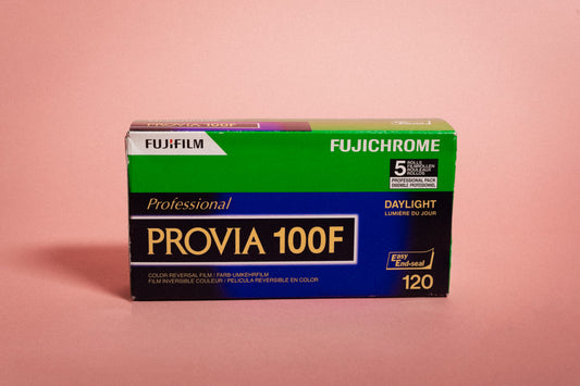 FujiFilm Provia 100F Película Diapositiva E6 Formato Medio 120