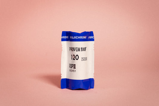 FujiFilm Provia 100F Película Diapositiva E6 Formato Medio 120
